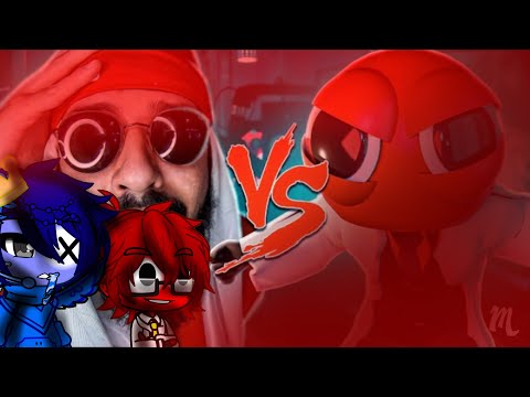 Poppy Playtime e Rainbow Friends react Red do roblox (Rainbow Friends) Vs. Mussoumano