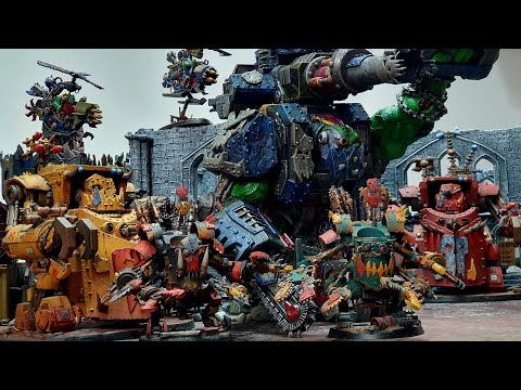 It's Orktober, Its Orks vs Orks, It's krumpin time, Warhammer 40k battle report