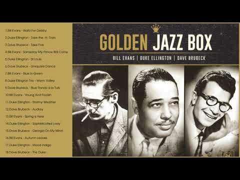 GOLDEN JAZZ BOX - BILL EVANS, DUKE ELLINGTON, DAVE BRUBECK (FULL ALBUM)