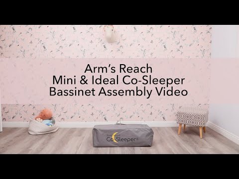 Arm's Reach Mini & Ideal Co-Sleeper Bassinet Assembly Video