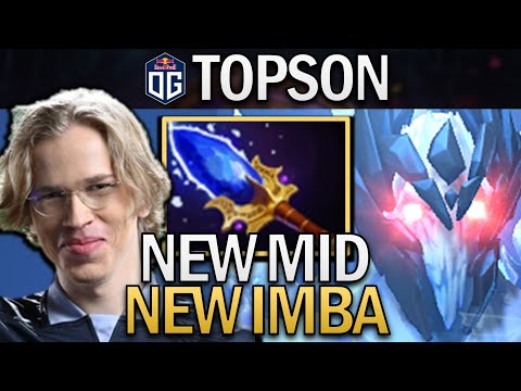OG.TOPSON ANCIENT APPARITION MID WITH AGHANIMS - DOTA 2 7.31 GAMEPLAY