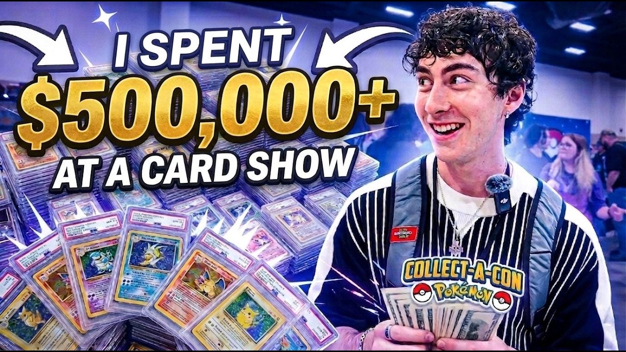 I SPENT HALF A MILLION DOLLARS ON POKEMON CARDS… IN 72 HOURS | DALLAS COLLECT-A-CON POV