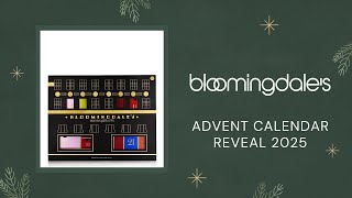 BLOOMINGDALES 25 DAYS OF BEAUTY ADVENT CALENDAR REVEAL 2025