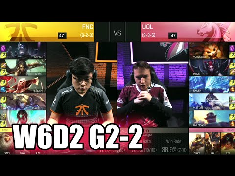 Unicorns of Love vs Fnatic | Game 2 S6 EU LCS Summer 2016 Week 6 Day 2 | UOL vs FNC G2 W6D2 1080p