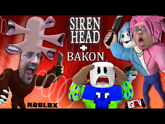 Escape Sirenhead Bakon Double Roblox Game W Fgteev Duddz Lex Sirenhead Roblox Games بواسطة Fgteev - garry's mod siren head roblox