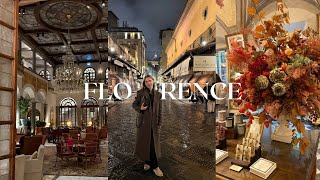 Staying in luxury hotels in Florence. The St. Regis & The Excelsior. Cozy rainy 
