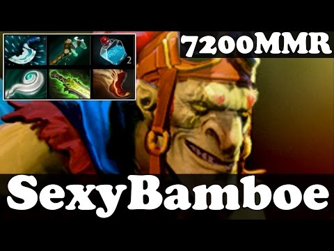 Dota 2 - SexyBamboe 7200 MMR Plays Batrider vol 2 - Ranked Match Gameplay