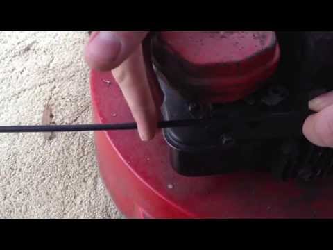 PushMowerRepair.com - Throttle Cable Replacement and Z-Bending