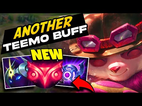 **NEW RUNE**TEEMO GETS TWO BUFFS IN ONE PATCH   - League of Legends