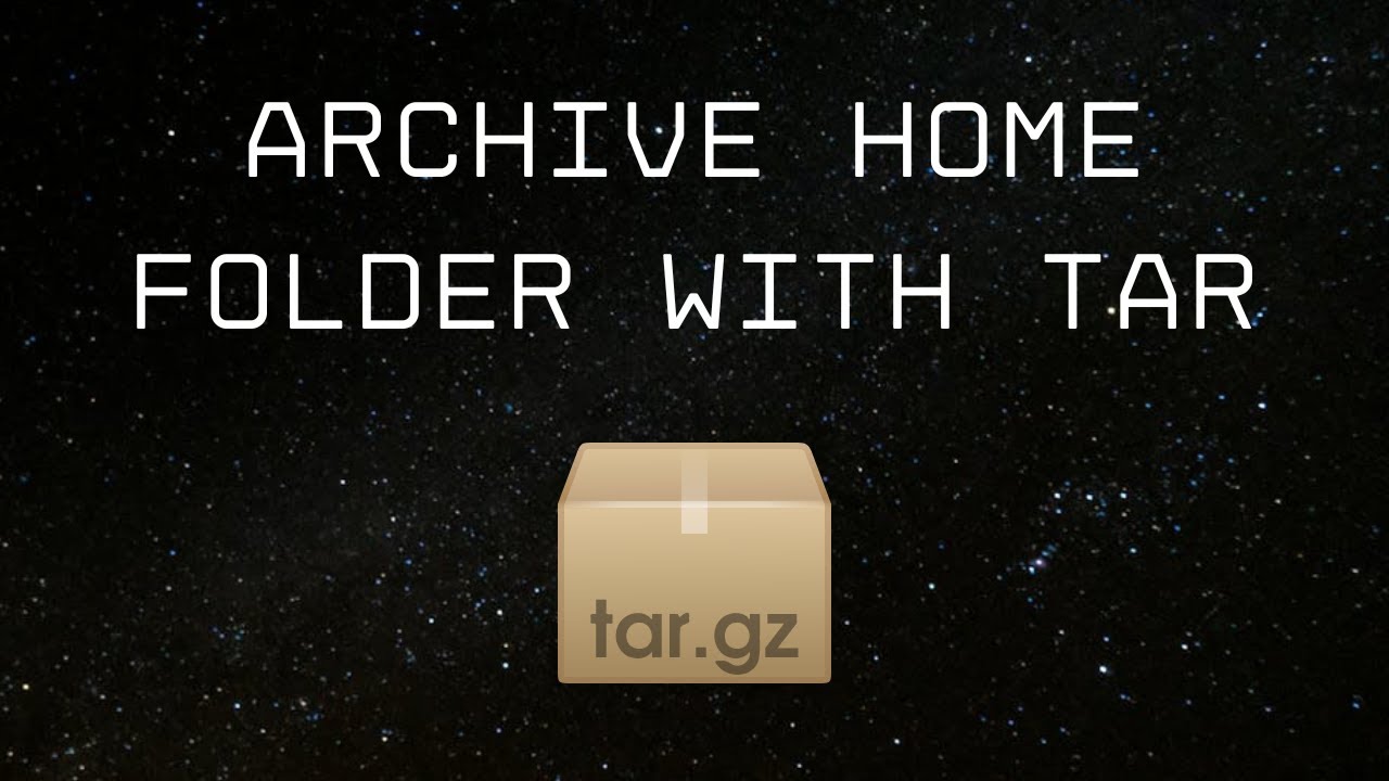 Linux Backup Basics: How to Archive Home Folder With Tar