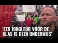 Leraren protesteren tegen meer onbevoegden voor de klas