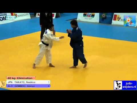 Judo 2012 World Cup Oberwart: Takato (JPN) - Gomboc (SLO) [-60kg]