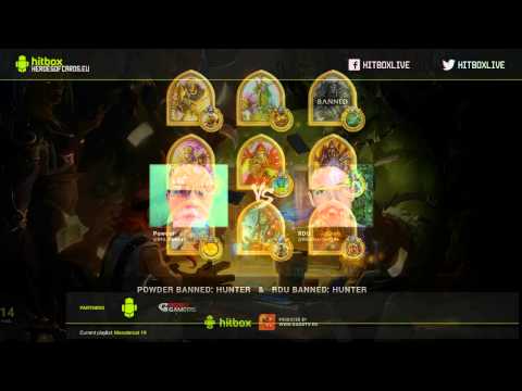 Powder vs RDU - Heroes of Cards 3 - Hearthstone