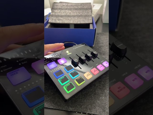 Vídeo relacionado con TONOR Gaming Audio Mixer PC, Mezclador RGB con Canal XLR y 6,35 mm para Streaming, Podcast, Grabación, Interfaz de Audio para TikTok, YouTube, Twitch, Control de Volumen Individual, Botón de Silencio
