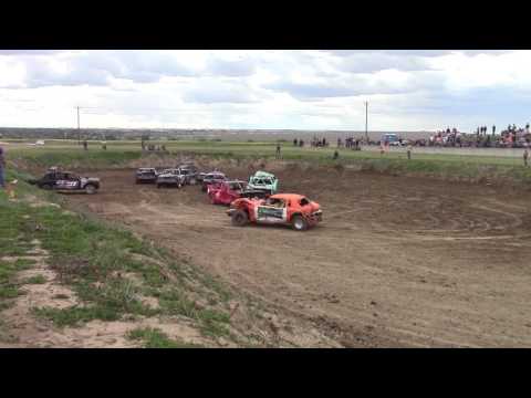 Shepherd Lion 500 Demolition Derby 2017 Billings, MT Heat 5 Main