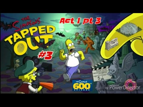 The Simpsons: Tapped Out [79] Halloween Treehouse of Horror (XXVII) Update (2016) Pt 3 {Ep. Tie-In}