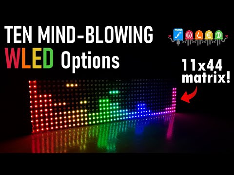 Ten MIND-BLOWING WLED Options! (22x22 matrix, Triangular Panels, and more)