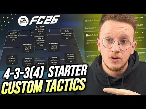 The Best 433(4) META Custom Tactics In EA FC 26!