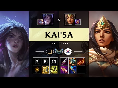 Kai'Sa ADC vs Sivir - KR Challenger Patch 25.19