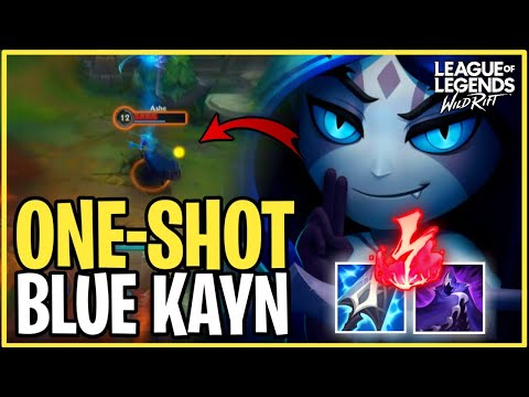 WILD RIFT KAYN - HOW TO ONE-SHOT ENEMIES WITH SHADOW ASSASSIN KAYN!! (INSANE BURST!) | LoL WR #29