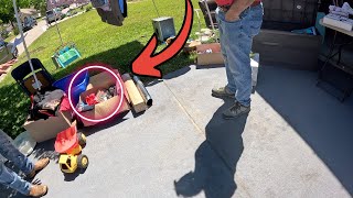 Finding an Inappropriate Item at a Garage Sale!
