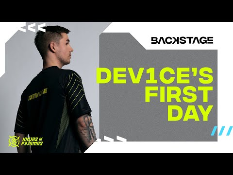 Dev1ce's first day as a Ninja! | NIP BACKSTAGE | Ninjas in Pyjamas