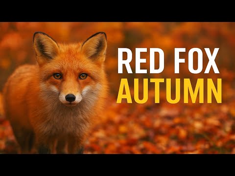 Red Fox Hunting Squirrel in Beautiful Autumn | Relaxing Nature Sounds & Fox Calls