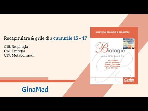 Biologie CORINT: Recapitulare & grile din cursurile 15 - 17 - LIVE ADMITERE MEDICINĂ