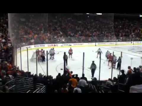 O'connel vs prust fight flyers rangers 4/3/11