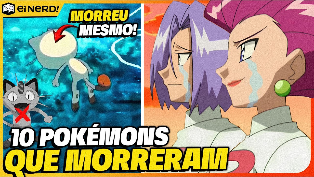 10 POKÉMON QUE MORRERAM DE VERDADE NO ANIME E VOCÊ NÃO PERCEBEU