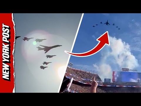 Watch: Air Force Performs Stunning Super Bowl Flyover