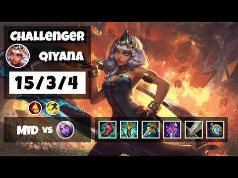 Qiyana vs Soraka OCE Challenger MID (15/3/4) - v11.11