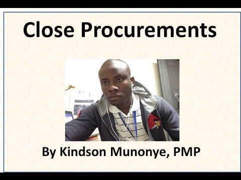 43  Project Procurement Management   Close Procurements Video