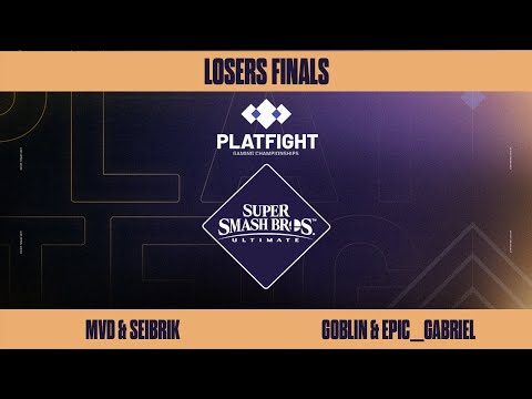 MVD & Seibrik vs Goblin & Epic_Gabriel - Platfight 2024 - Smash Ultimate Doubles: Losers Finals