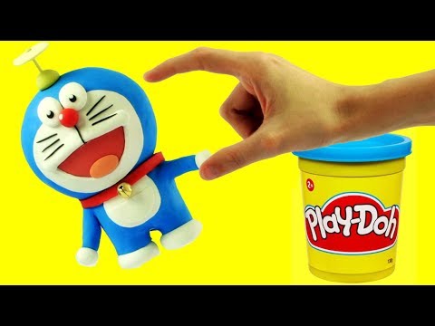 Doraemonドラえもん - Superhero Play Doh Cartoons & Stop Motion Movies for babies