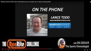Barefoot Science CEO Lance Todd shares how his non-orthotic insoles can help improve running speed!