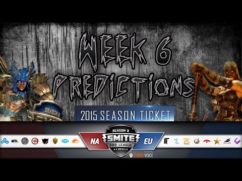 SMITE: Summer Split Week 6 - My Predictions