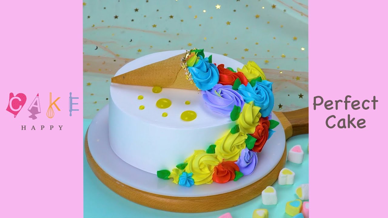 Beautiful Ice Cream Cake