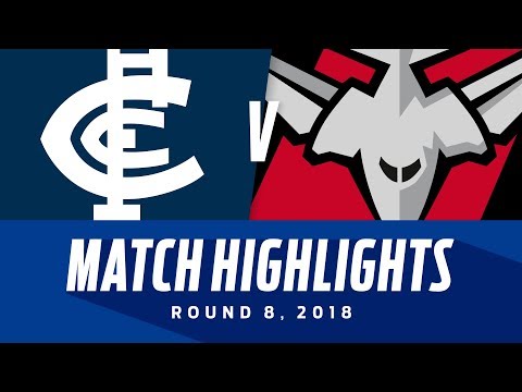 Match Highlights: Carlton v Essendon | Round 8, 2018 | AFL