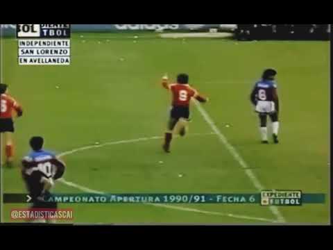 Independiente 1-1 San Lorenzo - Apertura 1990