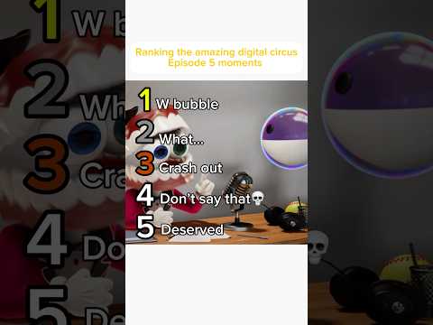 Ranking the amazing digital circus episode 5 moments #meme #TheAmazingDigitalCircus #tadc ￼￼￼￼