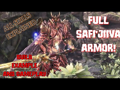 Safi'jiiva Full Armor Review, Skill Overview, and Set Example | MHW: ICEBORNE [サフィジーバ]
