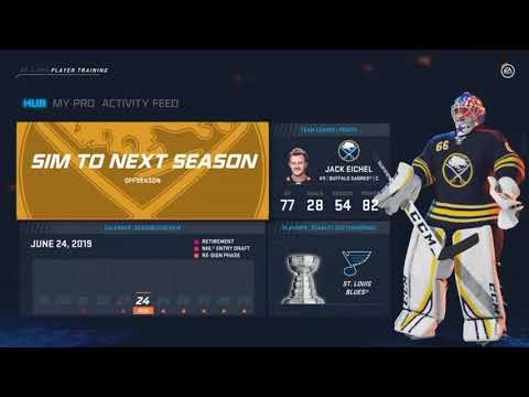 NHL20 Be a pro Superstar Goalie Ep. 5
