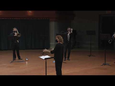 UNT Trombone Consortium performs Hiros by Verhelst