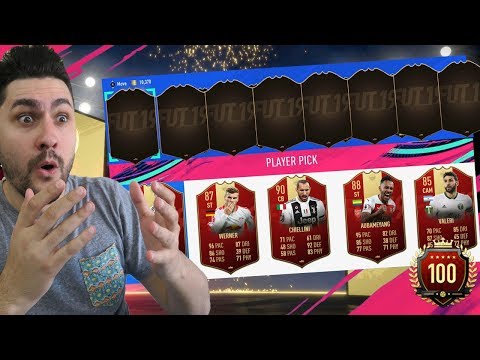 FIFA 19 30-0 TOP 100 FUTCHAMPIONS REWARDS PACK OPENING !!! AMAZING PLAYER PICK !!