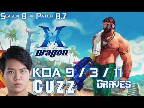 KZ Cuzz GRAVES vs TRUNDLE Jungle - Patch 8.7 KR Ranked