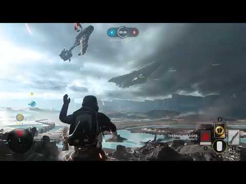 STAR WARS Battlefront (2015) headshot with the cycler rifle