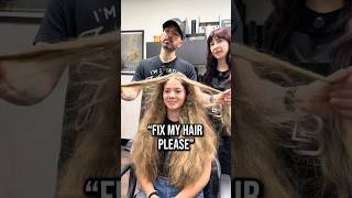 5 hour project between two people almost the entire time! I’m proud of this hair transformation!