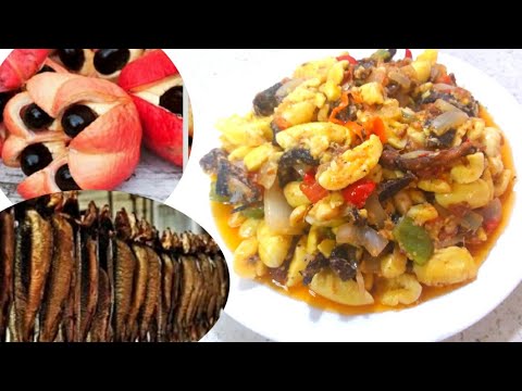 Delicious Ackee & Red Herring Jamaican Style/Red Herring Recipe/Ackee and Red Herring  #jamaicanfood
