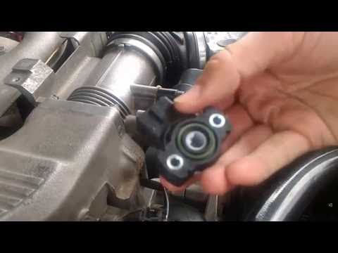 Throttle Position Sensor (TPS) replacing, BMW E36M43